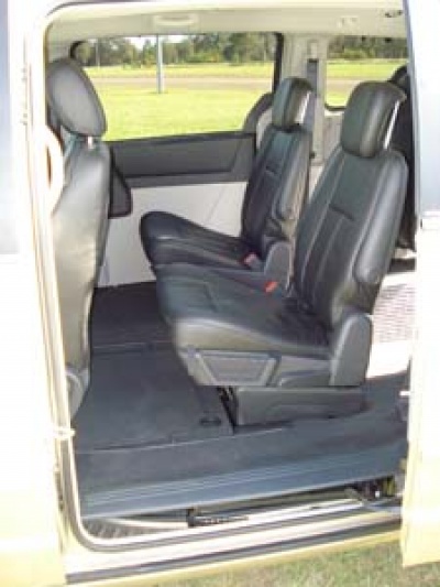 Chrysler Grand Voyager wheelchair vehicle - rear seats