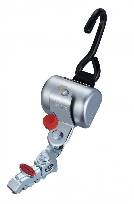 QUICK-SECURE 4 x Retractable Restraints with Hook and Occupant Lap Belt (Plunger Fitting)